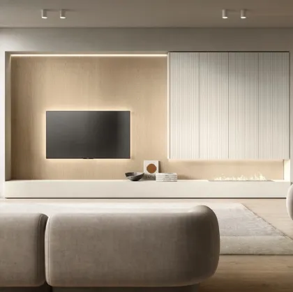 Parete Attrezzata Dress Code 004 di Olivieri