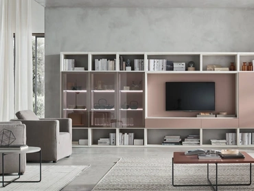 Parete Attrezzata Sistema Spalla Comp SA2202 di Maronese