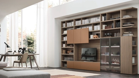 Parete Attrezzata Sistema Spalla Comp SA2204 di Maronese