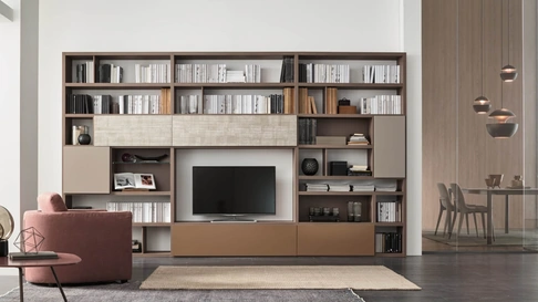 Parete Attrezzata Sistema Spalla Comp SA2210 di Maronese