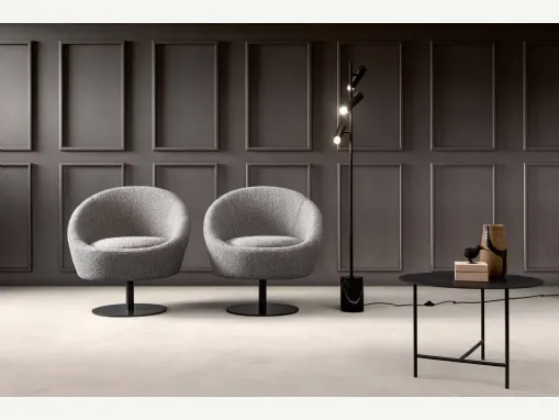 Poltroncina in tessuto Bubble di Samoa
