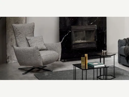 Poltrona Relax in tessuto Polse di Calligaris