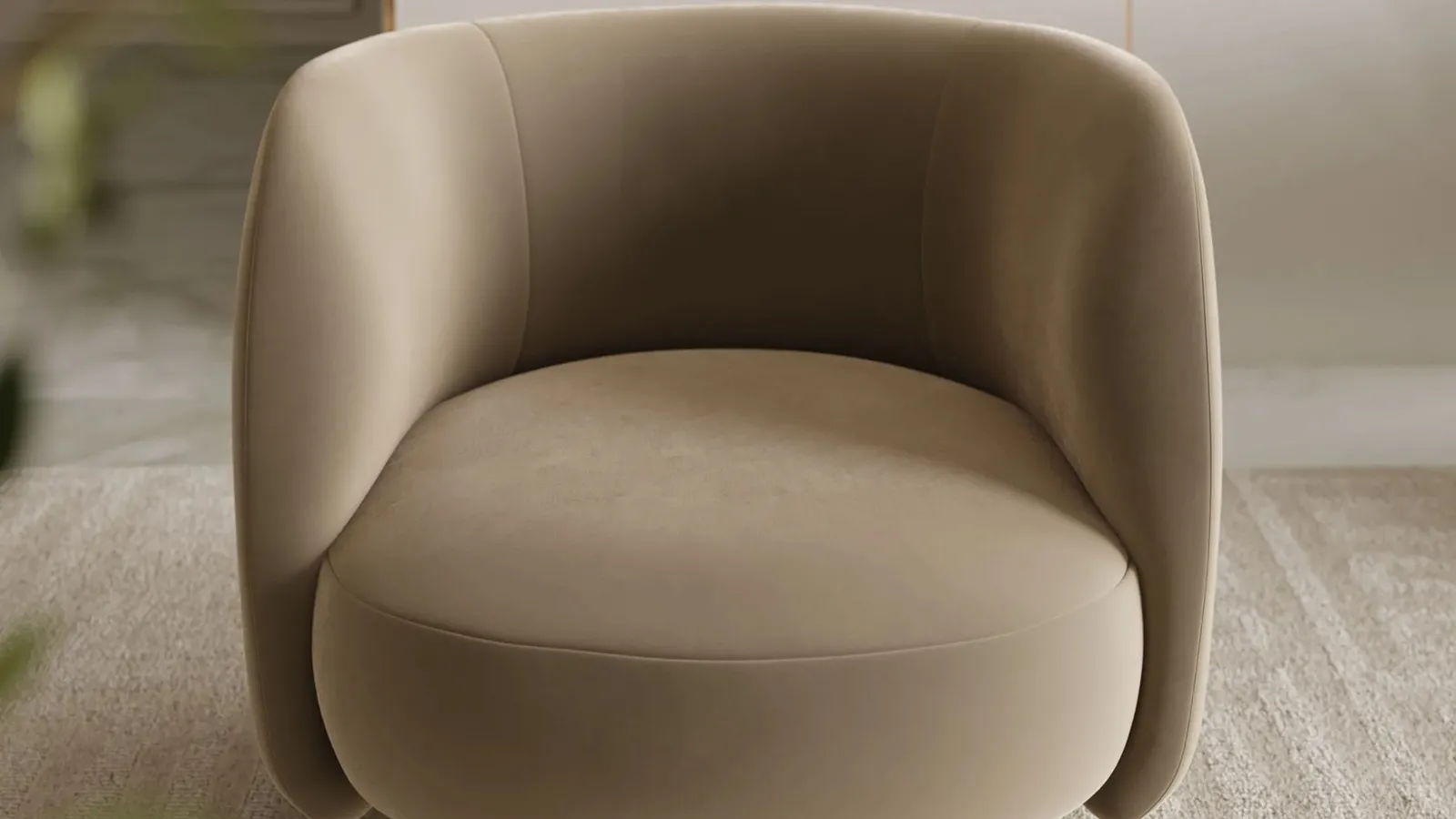 Poltroncina in tessuto Doris di Bontempi