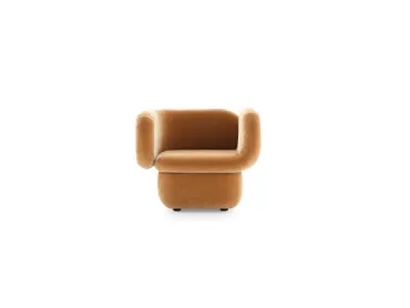 Poltroncina di design in tessuto Vento Ditre Italia