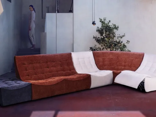 Divano angolare Banjo Relax di Calia