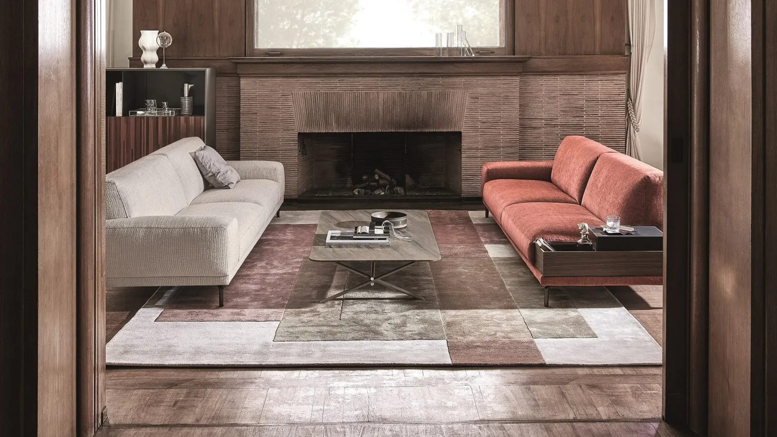 Divano lineare in tessuto Blake di Ditre Italia