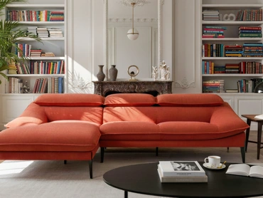 Divano con penisola Flan di Calia