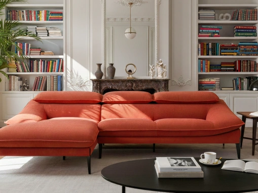 Divano con penisola Flan di Calia