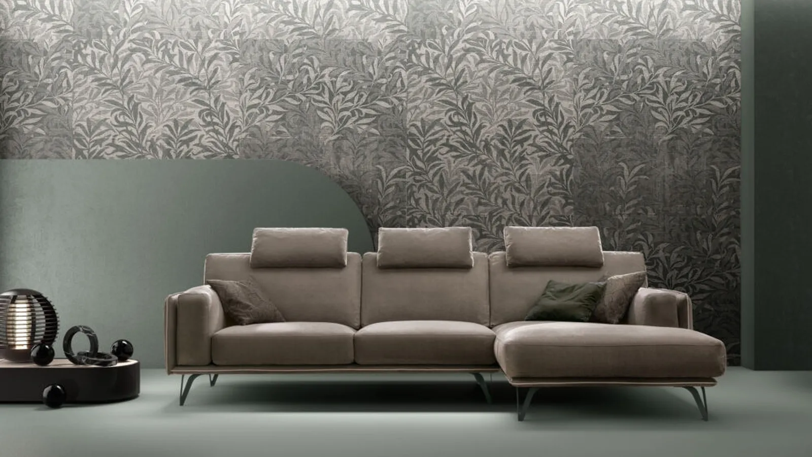 Divano con penisola Living di Samoa