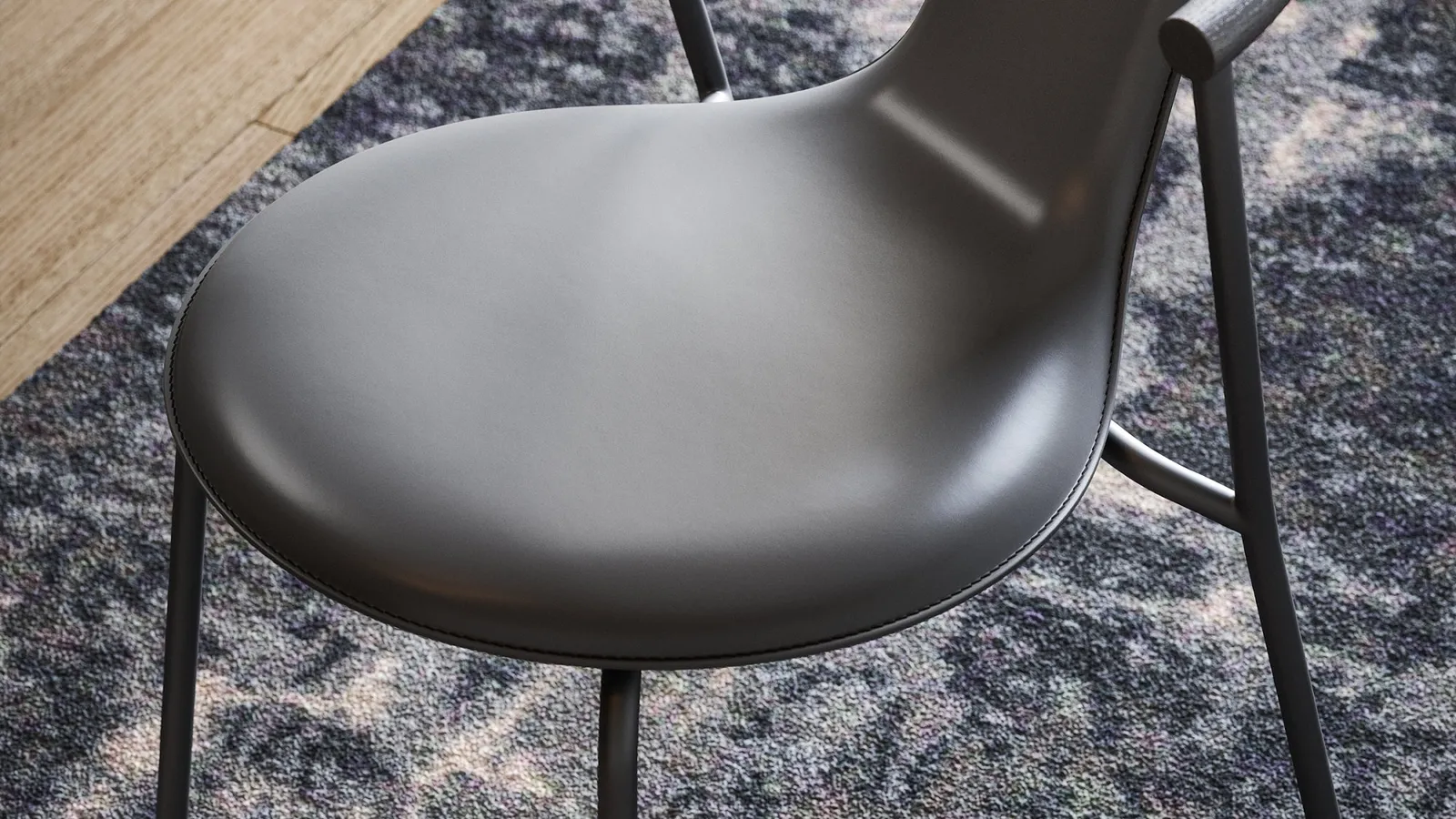 Sedia Agel Cuoio di Novamobili