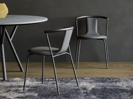 Sedia Agel Cuoio di Novamobili