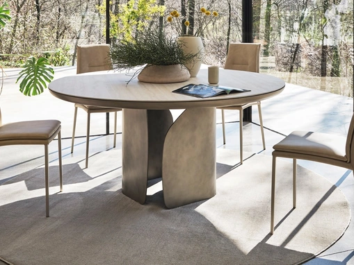 Sedia in pelle Carmen di Calligaris