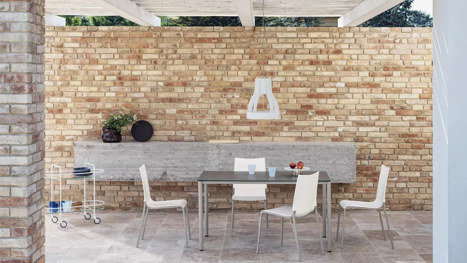 Sedia impilabile Eva di Bontempi