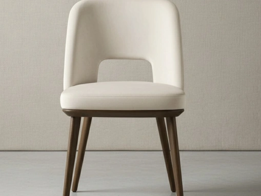 Sedia in pelle Foyer di Calligaris