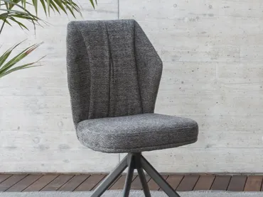 Sedia Mirabel in tessuto imbottito di Altacom