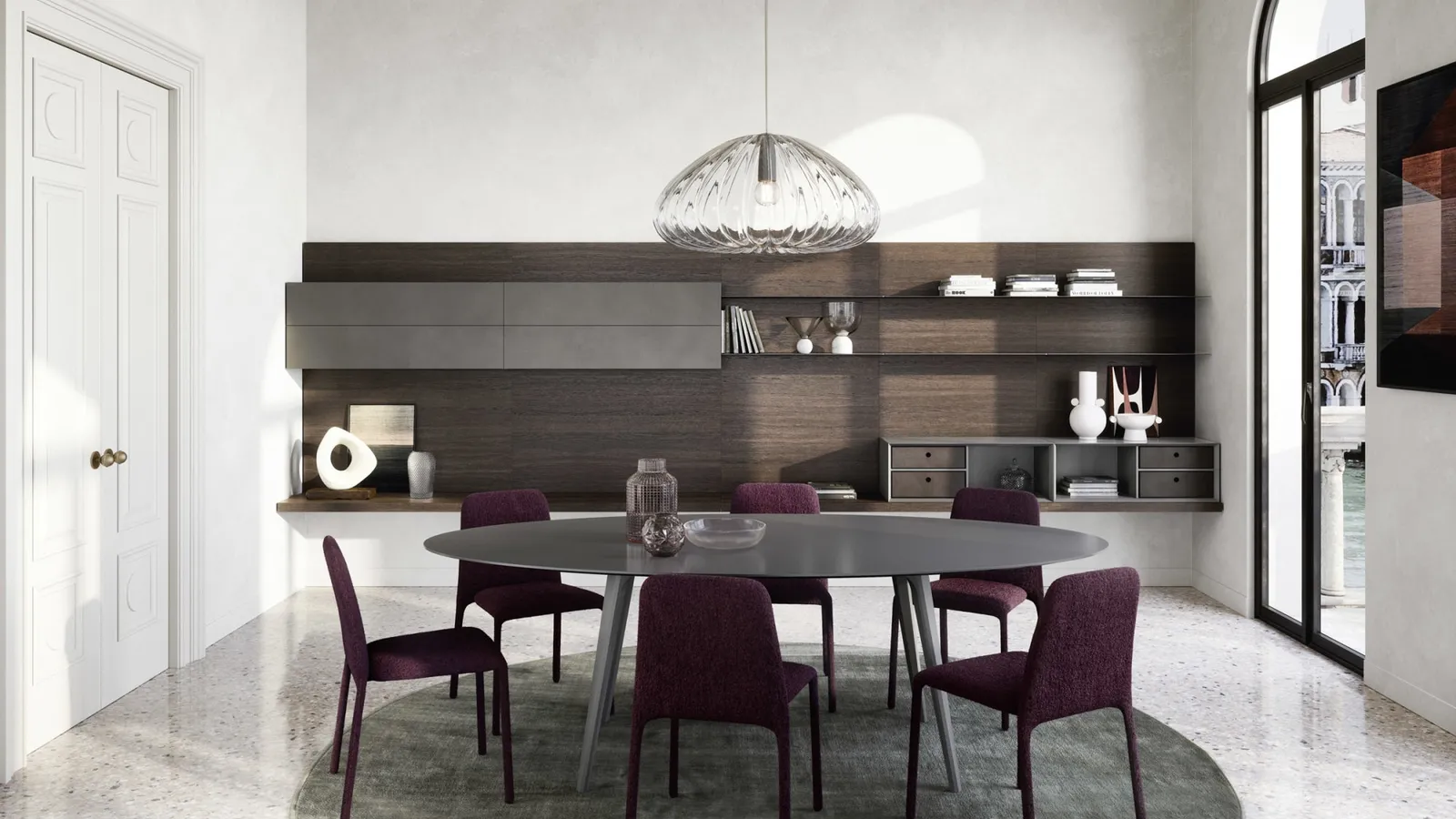 Sedia impilabile Time di Novamobili