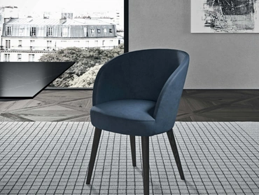 Sedia in pelle Evia di Presotto