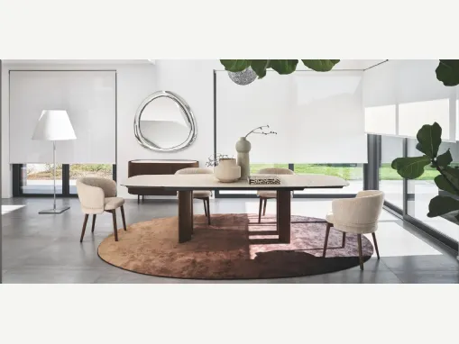 Sedia imbottita Vanilla di Calligaris