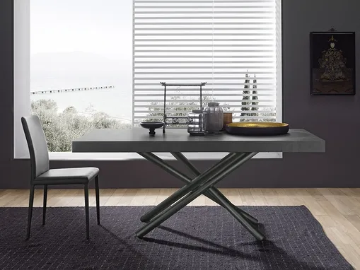 Tavolo allungabile Fahrenheit con top in nobilitato di Altacom