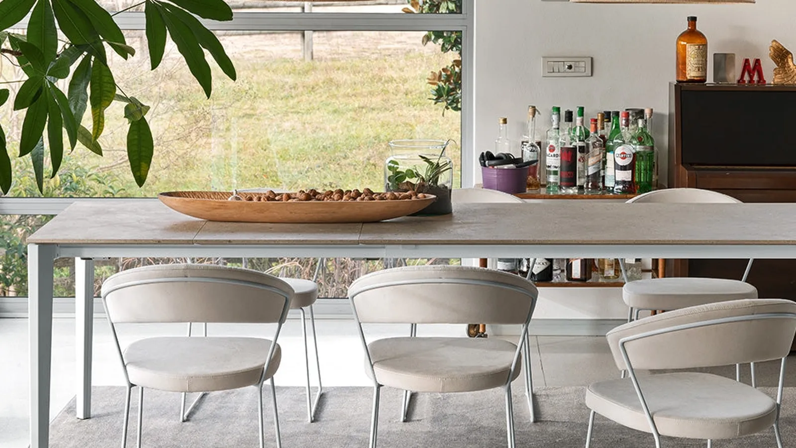 Tavolo allungabile Pentagon di Connubia