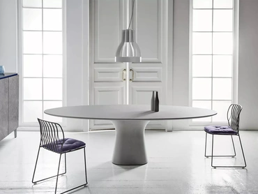 Tavolo Podium in cemento di Bontempi