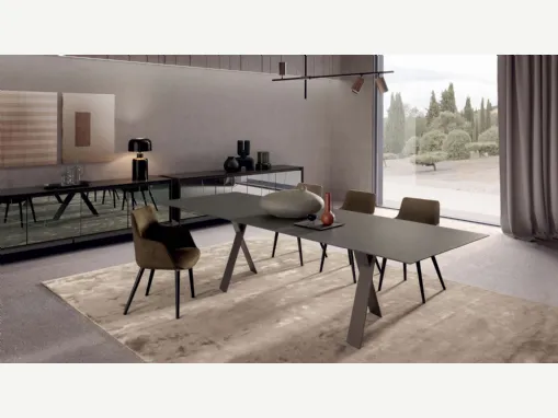 Tavolo allungabile Tailor in ecoresina di Presotto