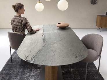 Tavolo Rigadin in pietra di Alf Da Frè