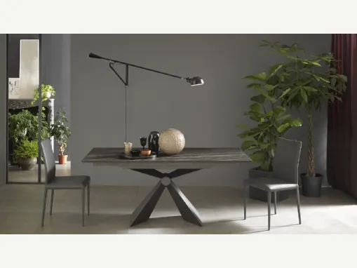 Tavolo allungabile con top in ceramica Sintesi di Altacom