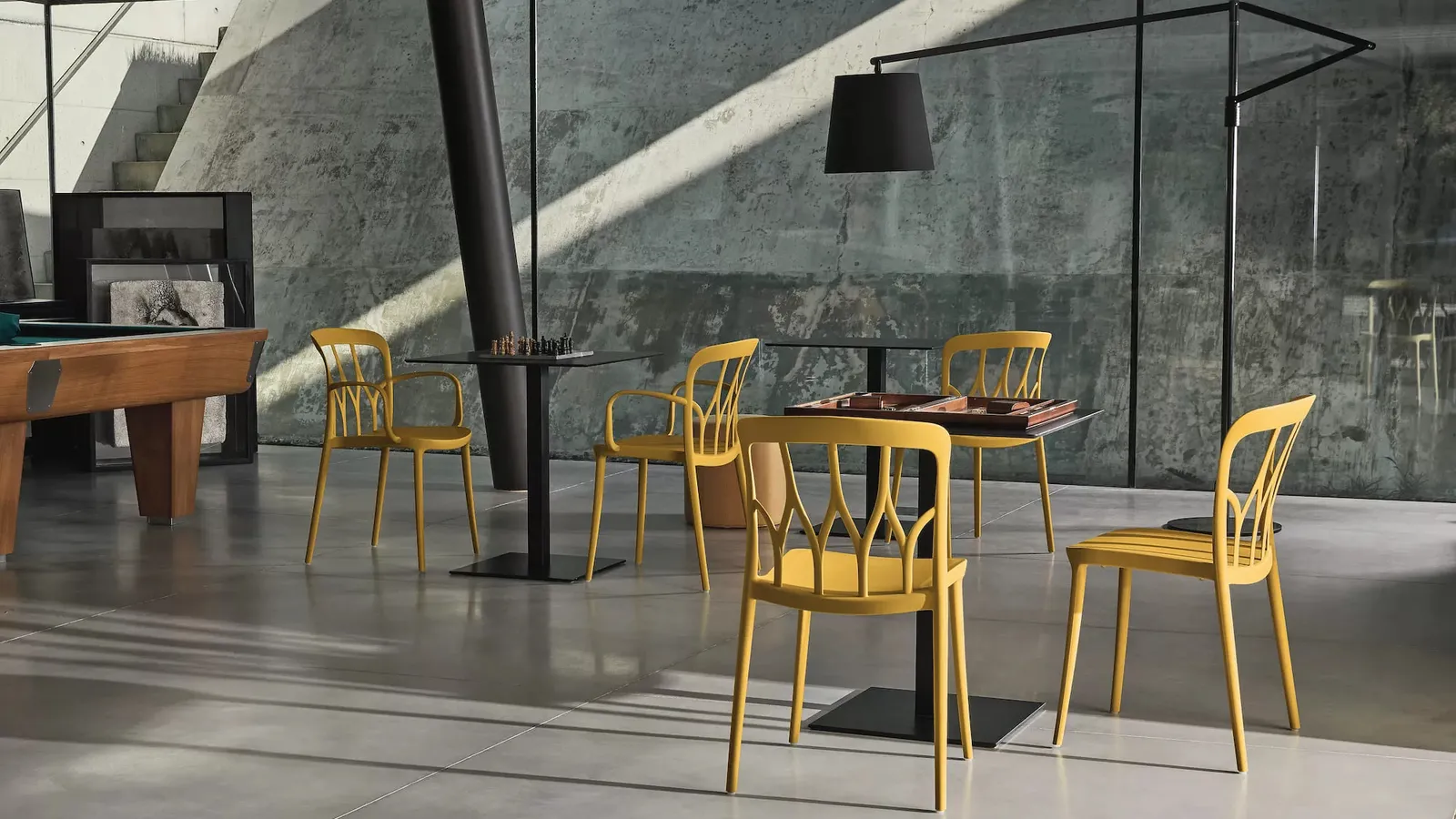 Sedia da giardino impilabile Galaxy Outdoor di Bontempi